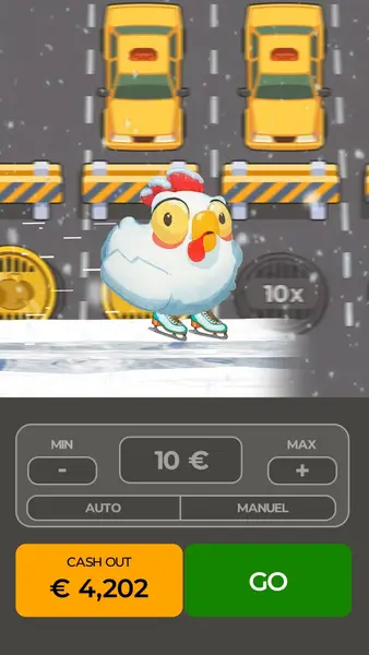 Кадр рекламы Crazy Chicken Spin