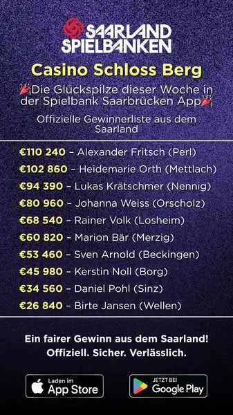 Кадр рекламы Spielbanken Deutschland Online