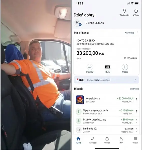Кадр рекламы Tobiasz Cieślak