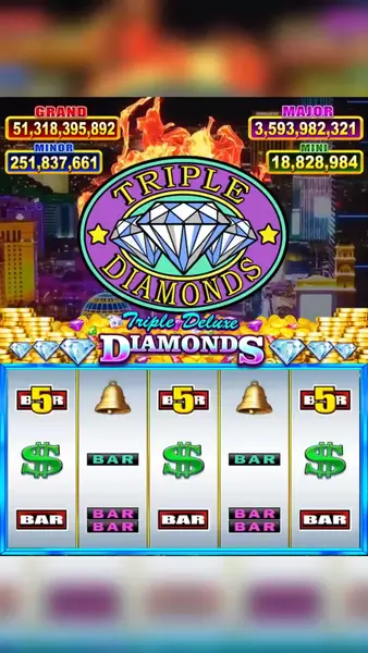 Кадр рекламы Triple Diamond Casino