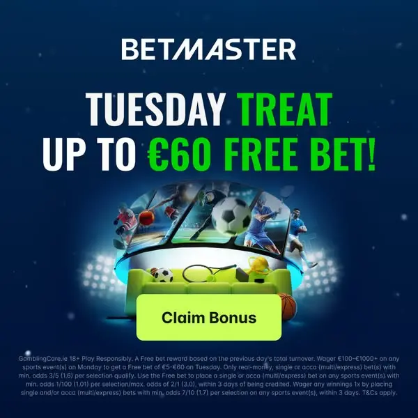 Кадр рекламы Betmaster Ireland