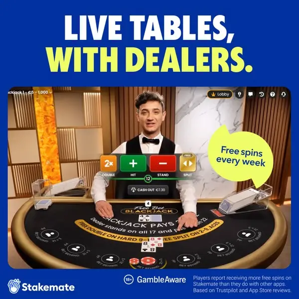 Кадр рекламы Stakemate UK