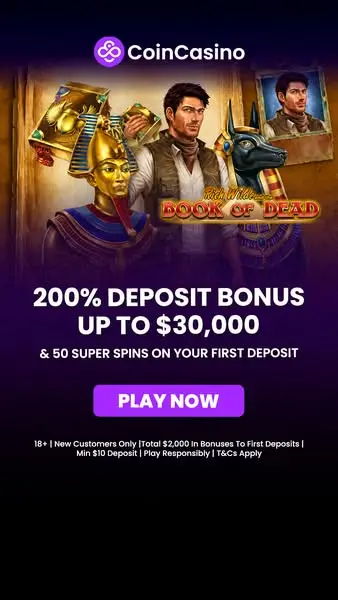 Кадр рекламы CoinCasino