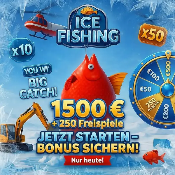 Кадр рекламы Ice Fishing Slot