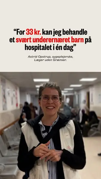 Кадр рекламы Læger uden Grænser (MSF)