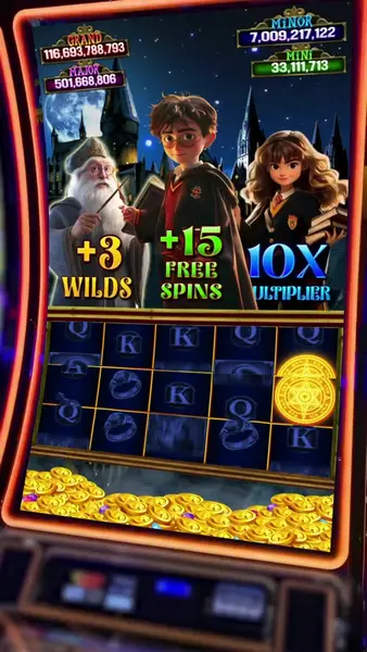 Кадр рекламы Harry Potter Casino