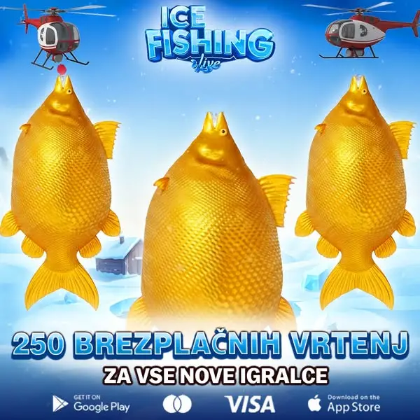 Кадр рекламы Ice Fishing