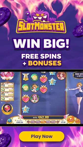 Кадр рекламы Slotti Monsteri - Big Wins