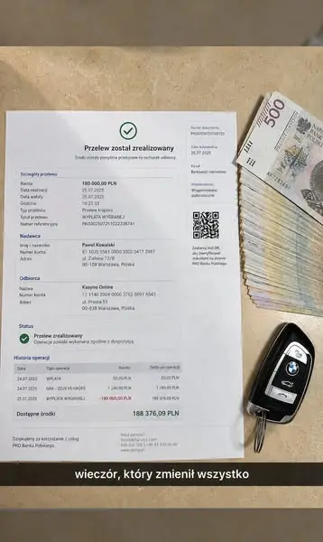 Кадр рекламы Paweł Wiśniewski