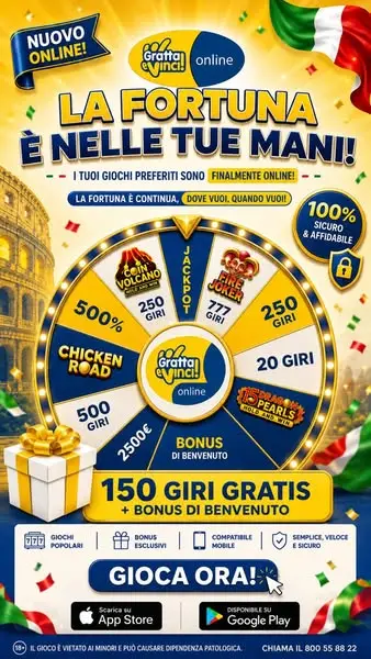 Кадр рекламы Online Gratta e Vinci