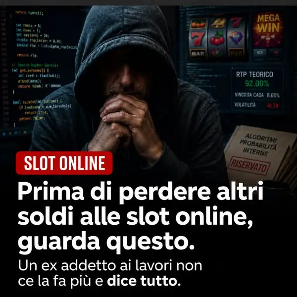 Кадр рекламы L'Ingegnere delle Slot
