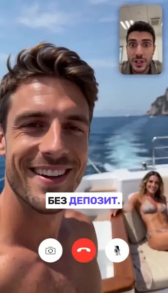 Кадр рекламы Lucky Cards