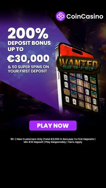 Кадр рекламы CoinCasino