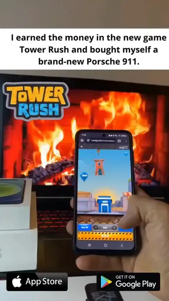 Кадр рекламы Tower Rush