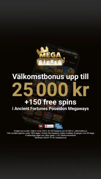 Кадр рекламы Mega Riches