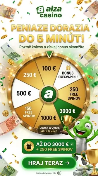 Кадр рекламы Alza Slots