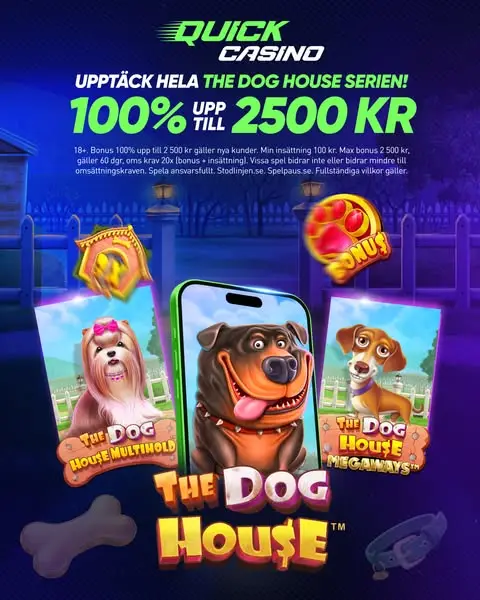 Кадр рекламы Quick Casino Sverige