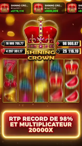 Кадр рекламы Shining Crown