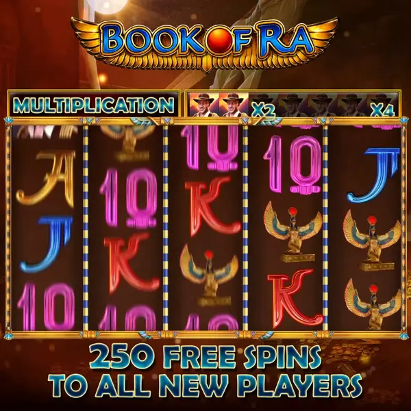 Кадр рекламы Book of Ra