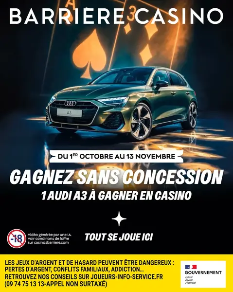 Кадр рекламы Casino Barrière Toulouse