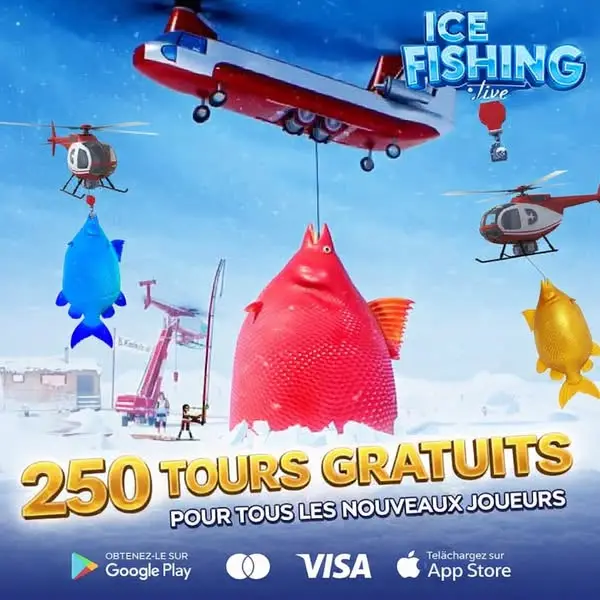 Кадр рекламы Ice Fishing