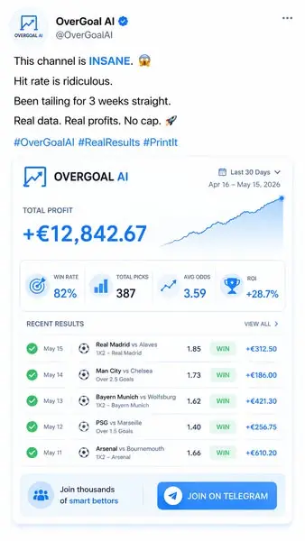 Кадр рекламы OverGoal AI