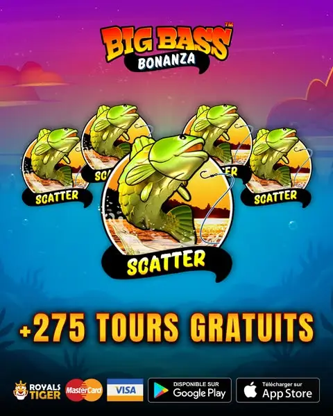 Кадр рекламы Big Bass Bonanza