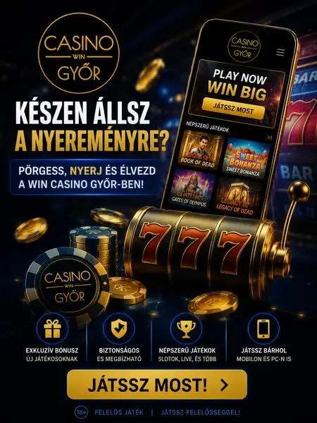 Кадр рекламы Win Casino Gyor