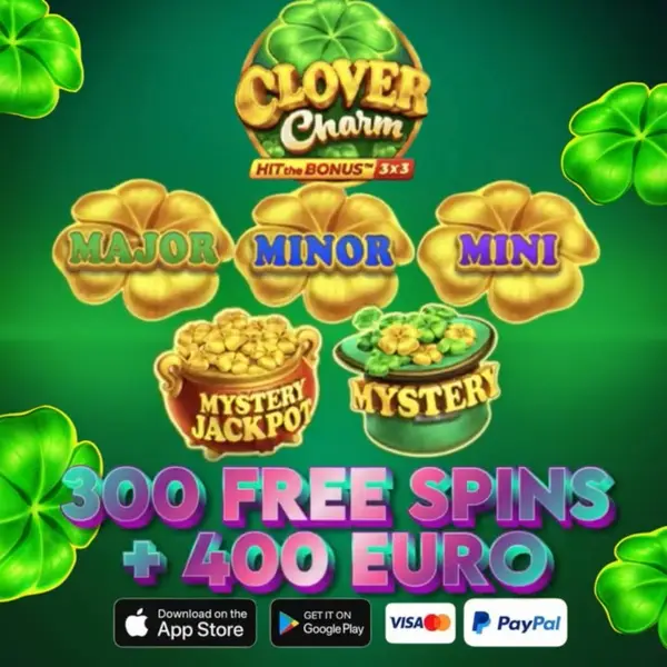 Кадр рекламы Clovers Megaways