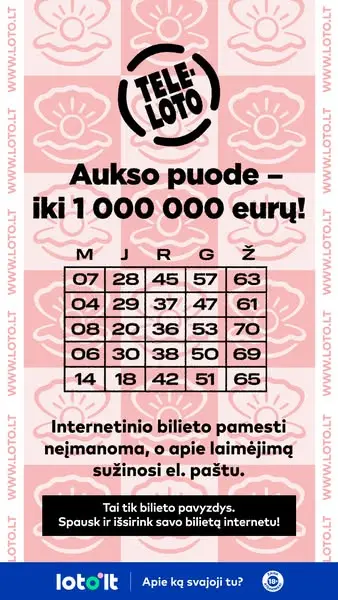 Кадр рекламы Loto.lt