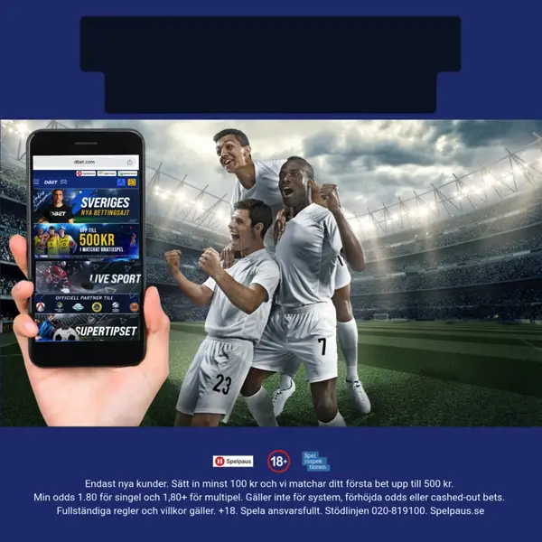 Кадр рекламы Allt om betting