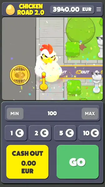 Кадр рекламы Chicken Road