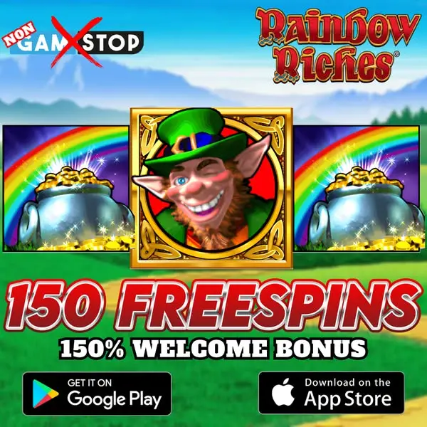 Кадр рекламы Rainbow Riches