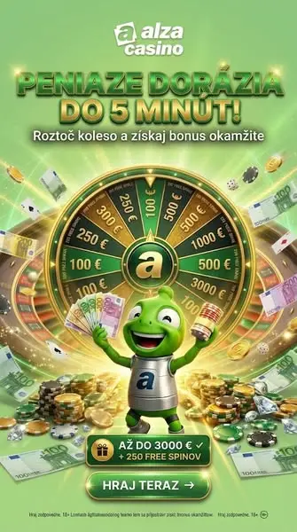 Кадр рекламы Alza Slots