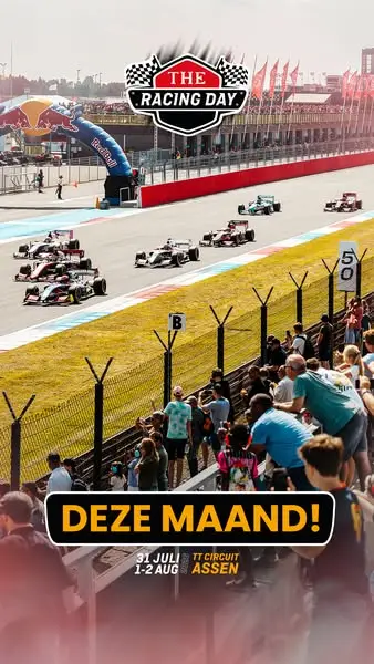 Кадр рекламы The Racing Day