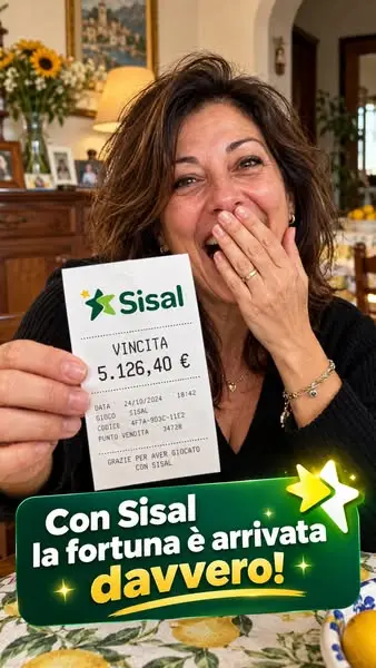 Кадр рекламы Sisal Giochi