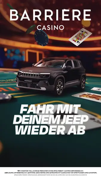 Кадр рекламы Casino Barrière Courrendlin