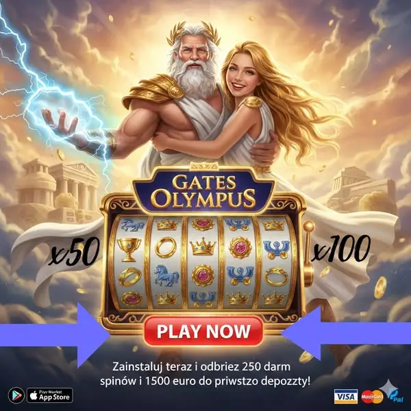 Кадр рекламы Gates Of Olympus PL