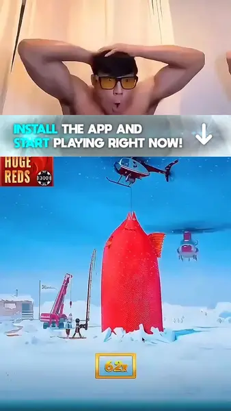 Кадр рекламы Ice Fishing World