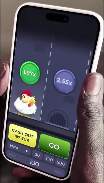 Кадр рекламы Chicken Road 2