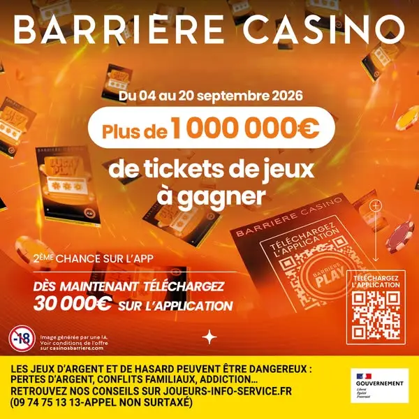 Кадр рекламы Casino Barrière Blotzheim