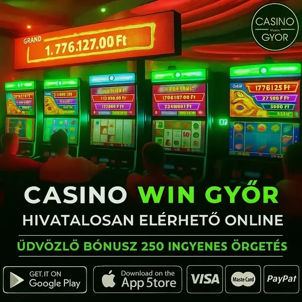 Кадр рекламы Casino Win Győr