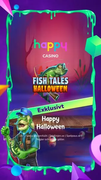Кадр рекламы Happycasino.se
