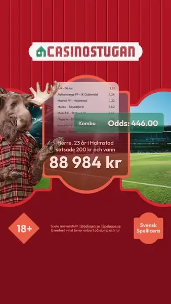 Кадр рекламы Casinostugan