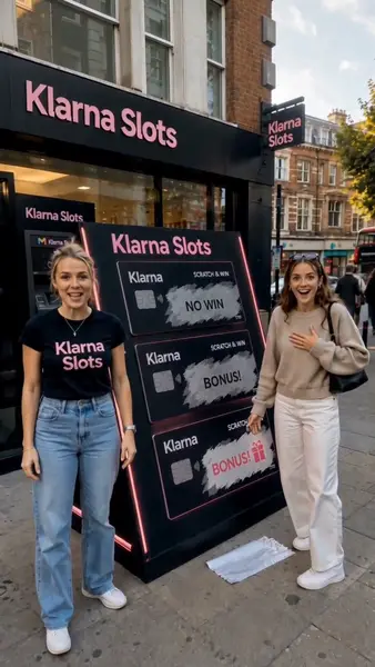 Кадр рекламы Klarna Gaming