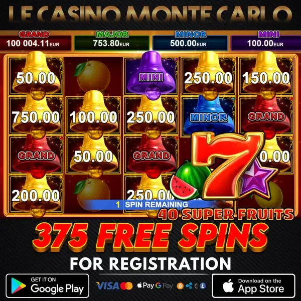 Кадр рекламы Le casino monte carlo