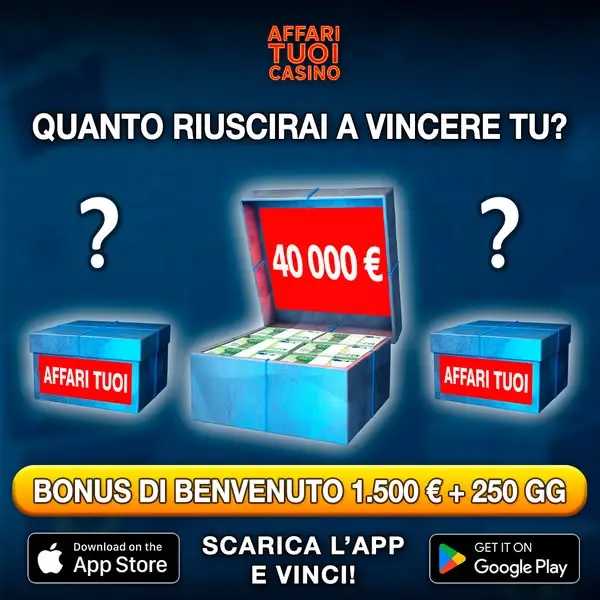 Кадр рекламы Affari Tuoi Casino