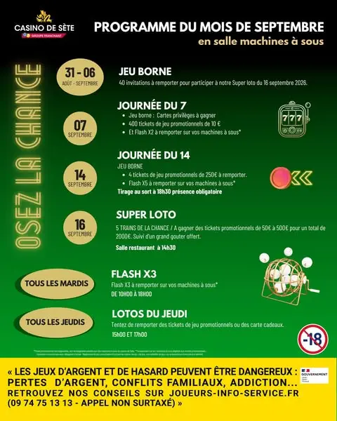 Кадр рекламы Casino Tranchant - Sète