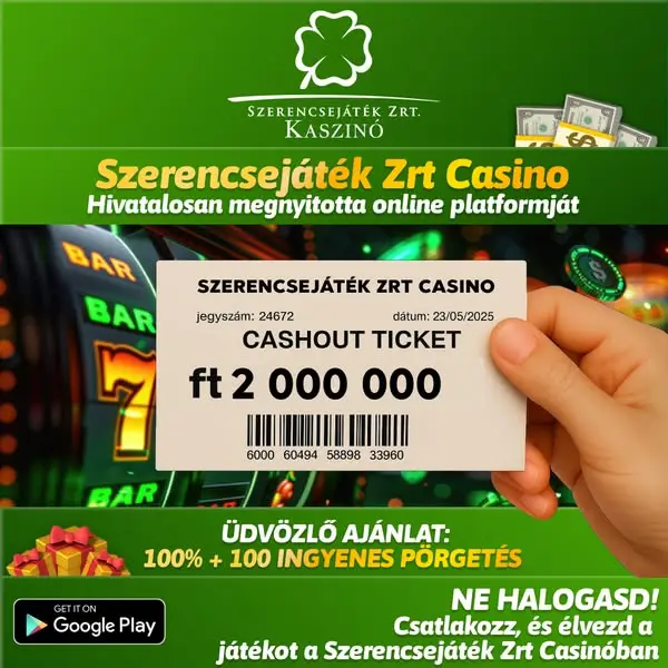 Кадр рекламы Játékszalon
