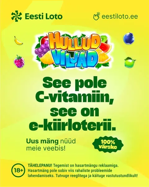 Кадр рекламы Eestiloto.ee